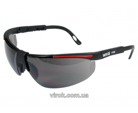 Фото 2 - Окуляри захисні YATO відкриті затемнені
