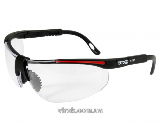 Фото 2 - Окуляри захисні YATO відкриті прозорі