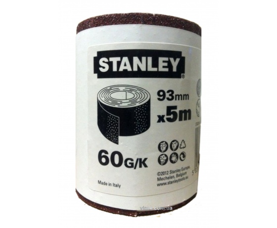 Фото 2 - Папір шліфувальний STANLEY 93 мм х 5 м P60