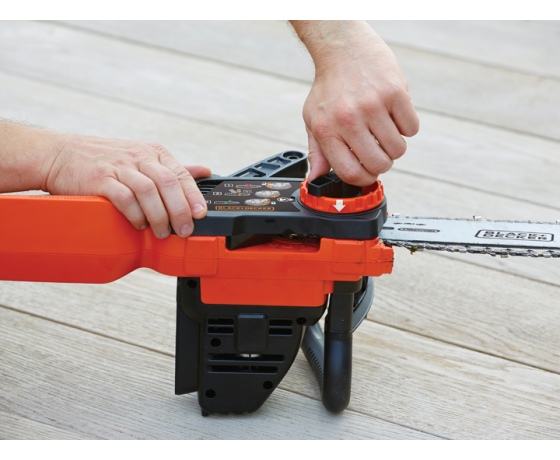 Фото 5 - Ланцюгова пила акумуляторна Black+Decker Li-Ion 18 В 2 Агод шина 25 см