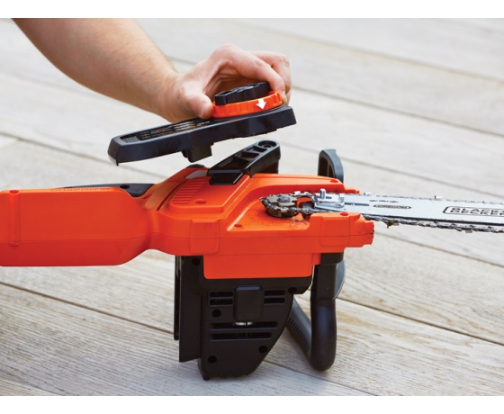 Фото 6 - Ланцюгова пила акумуляторна Black+Decker Li-Ion 18 В 2 Агод шина 25 см