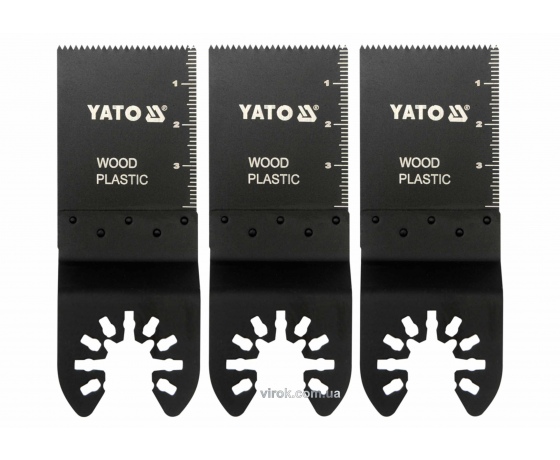 Фото 2 - Пили-насадки для реноватора YATO Bi-Metal 40 х 34 мм 3 шт