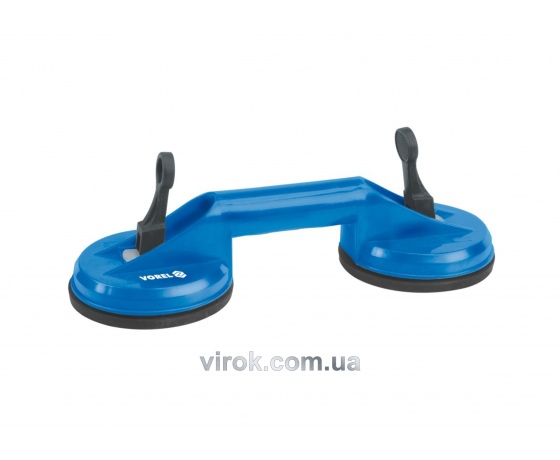 Фото 2 - Присоска для скла подвійна VOREL 115 мм 70 кг