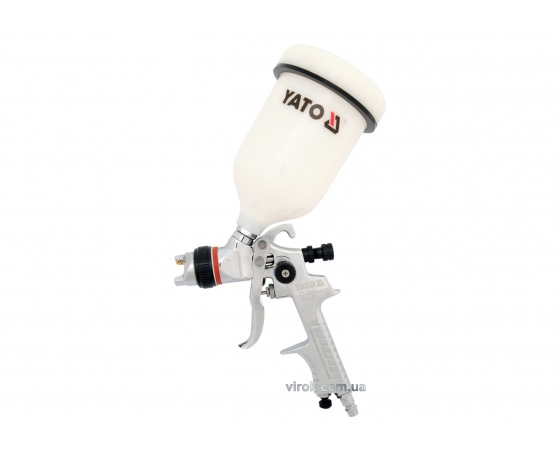 Фото 2 - Пульверизатор YATO HVLP 1.5 з верхнім баком 0.6 л