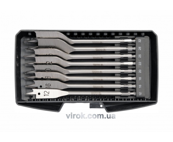 Фото 2 - Набір перових свердл по дереву з шестигранним хвостовиком 1/4