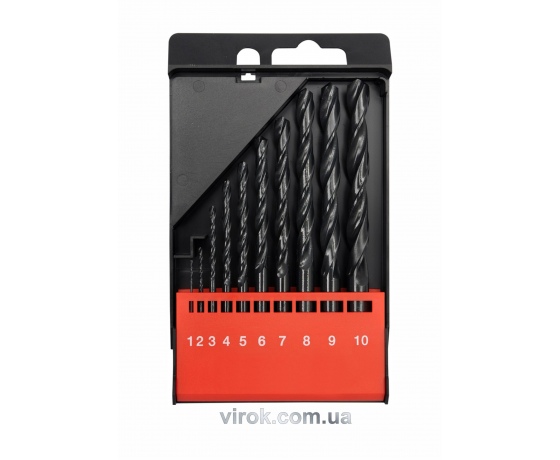 Фото 2 - Набір свердл по металу YATO HSS 1-10 мм 10 шт