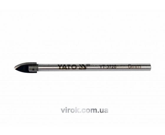 Фото 2 - Свердло по склу і плитці YATO 10 мм