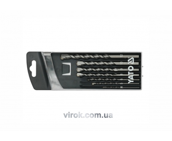 Фото 2 - Набір свердл по цеглі YATO 4-12 мм 7 шт