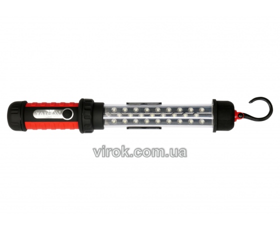 Фото 2 - Світильник переносний акумуляторний YATO 27 LED Ni-MH 3.6 В 1.2 Агод 1.8 Вт 87 лм + зарядний пристрій