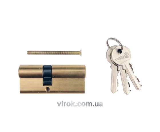 Фото 2 - Серцевина замка VOREL 62 мм 31/31 мм 3 ключі