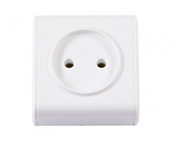 Фото 2 - Розетка одинарная MINIATURE Керамика (2051) белый