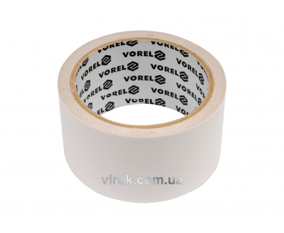 Фото 2 - Стрічка самоклеюча двостороння VOREL поліпропіленова 50 мм x 5 м