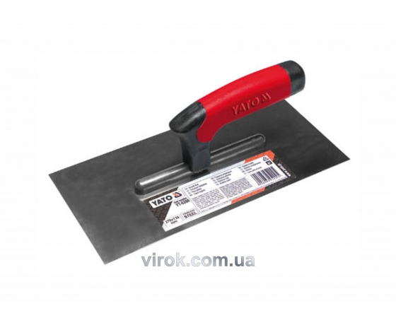 Фото 2 - Терка-гладилка з нержавіючої сталі YATO 270 x 130 мм