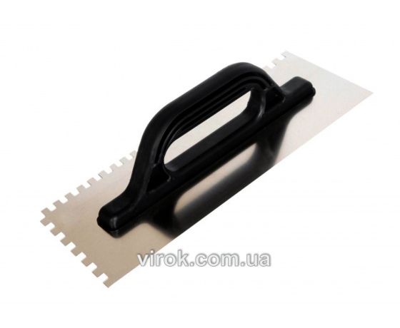 Фото 2 - Терка з нержавіючої сталі VIROK 270 x 130 мм зуб 4 х 4 мм