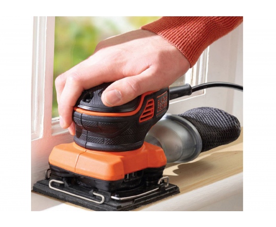 Фото 4 - Шліфмашина вібраційна Black+Decker 220 Вт