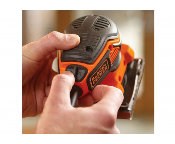 Фото 5 - Шліфмашина вібраційна Black+Decker 220 Вт