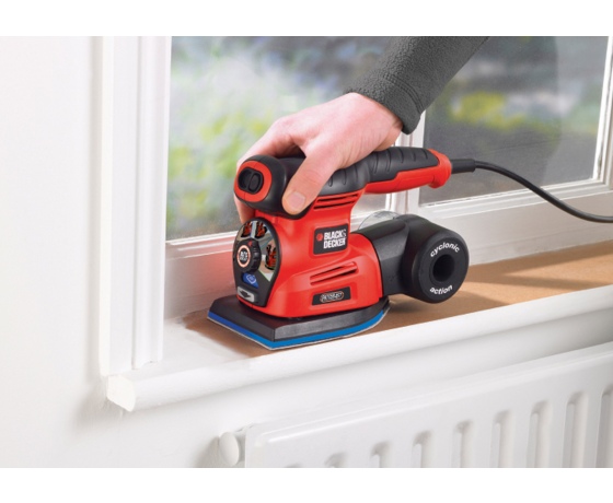 Фото 5 - Шліфмашина вібраційна Black+Decker 220 Вт