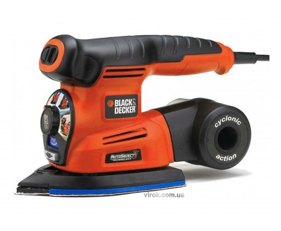 Фото 2 - Шліфмашина вібраційна Black+Decker 220 Вт