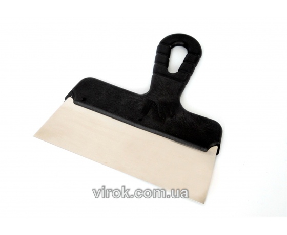 Фото 2 - Шпатель малярний з нержавіючої сталі VIROK 600 мм з пластиковою ручкою