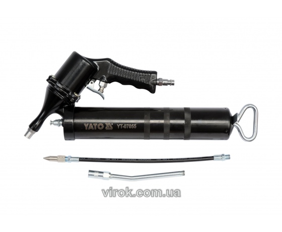 Фото 2 - Шприц мастильний пневматичний YATO 400 мл 30-40 МПа 28 л/хв