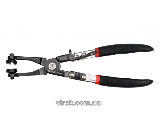 Фото 2 - Щипці для розпірних затискуючих хомутів з губками YATO Ø12 мм 230 мм