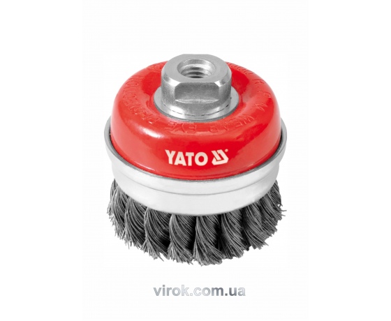 Фото 2 - Щітка-крацовка чашкоподібна YATO Ø75 мм