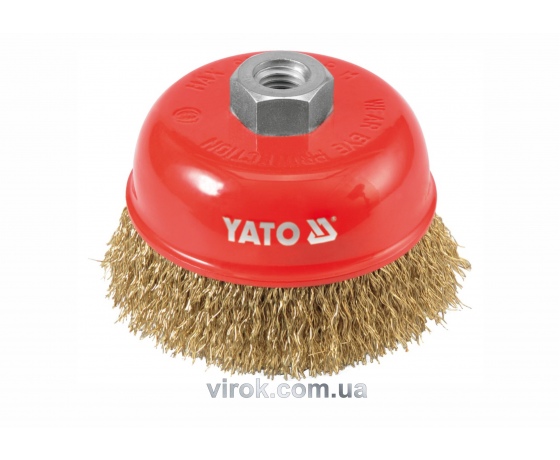 Фото 2 - Щітка-крацовка чашкоподібна YATO Ø100 мм
