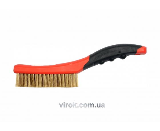 Фото 2 - Щітка латунна YATO 260 мм 4 ряди