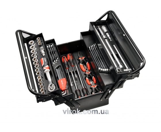 Фото 2 - Ящик з інструментами YATO 475 х 230 х 365 мм 63 предмета