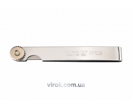 Фото 2 - Щупи вимірювальні YATO 0.02 - 1 мм 100 мм 17 шаблонів