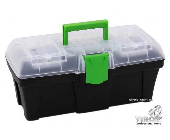 Фото 2 - Ящик для інструментів з органайзером пластиковий Green box 15