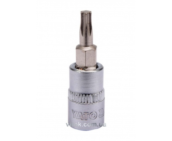 Фото 2 - Головка торцева з насадкою викрутковою TORX YATO 1/4