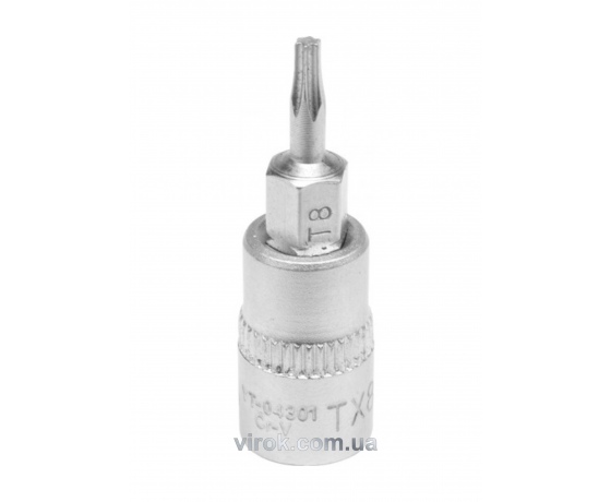 Фото 2 - Головка торцева з насадкою викрутковою TORX YATO 1/4