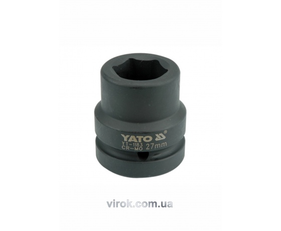 Фото 2 - Головка торцева ударна шестигранна YATO 1