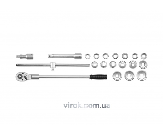 Фото 2 - Набір головок торцевих YATO 3/4