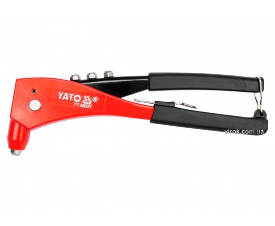 Фото 2 - Заклепочник ручний YATO для нітів Ø=2.4, 3.2, 4, 4.8 мм 250 мм