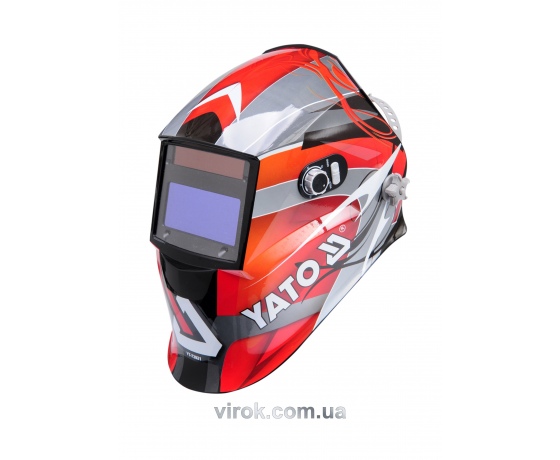 Фото 2 - Маска зварювальника YATO захисна з саморегульованим фільтром