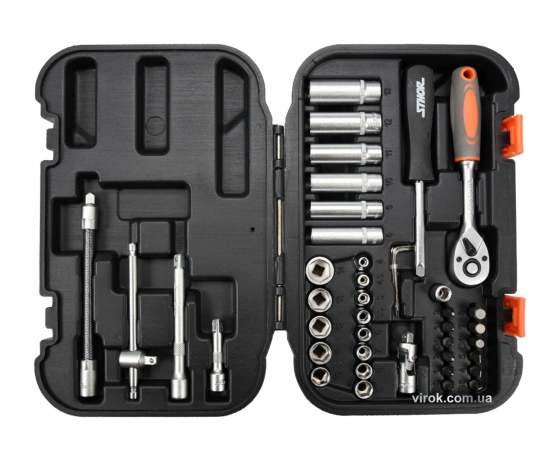 Фото 2 - Набір головок торцевих STHOR 1/4