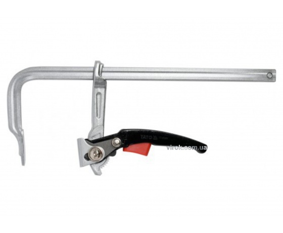 Фото 2 - Струбцина кована швидкозатискна YATO 300 х 100 мм