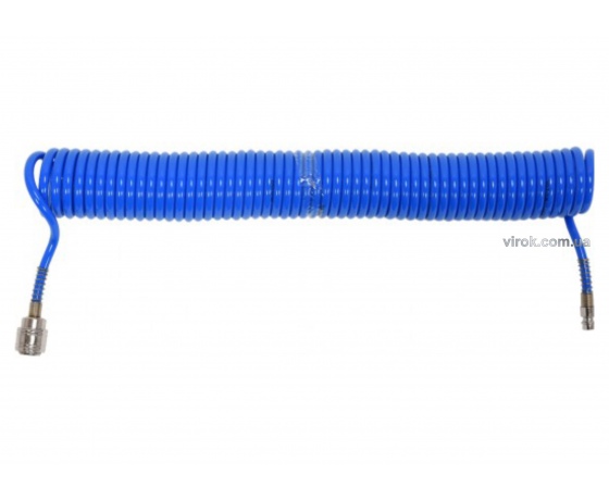 Фото 2 - Шланг пневматичний спіральний поліуретановий YATO 5.5 х 8 мм 10 м