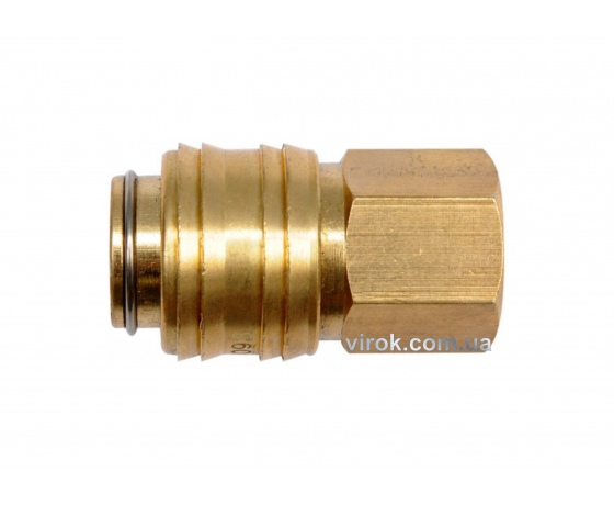 Фото 2 - Швидкороз'ємне латунне з'єднання YATO 1/4