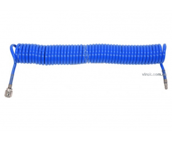 Фото 2 - Шланг пневматичний спіральний поліуретановий YATO 6.5 х 10 мм 10 м