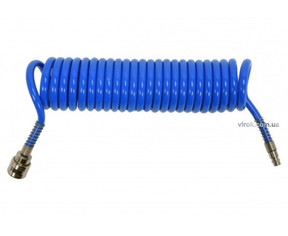 Фото 2 - Шланг пневматичний спіральний поліуретановий YATO 6.5 х 10 мм 5 м