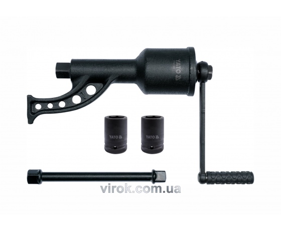Фото 2 - Вороток з редуктором для збільшення крутного момента YATO 1