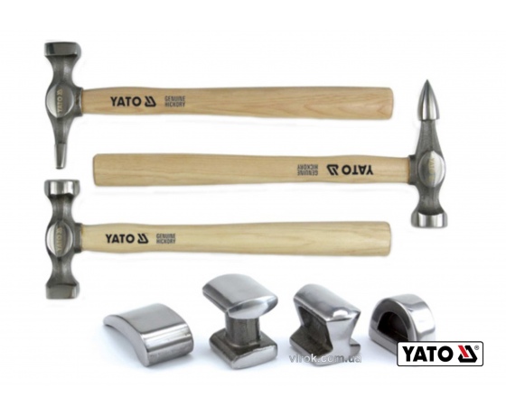 Фото 2 - Молотки рихтувальні YATO 4.9 кг 7 шт