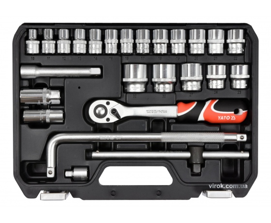 Фото 3 - Набір головок торцевих YATO 1/2