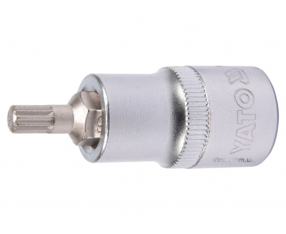 Фото 2 - Головка торцева з насадкою викрутковою SPLINE YATO 1/2