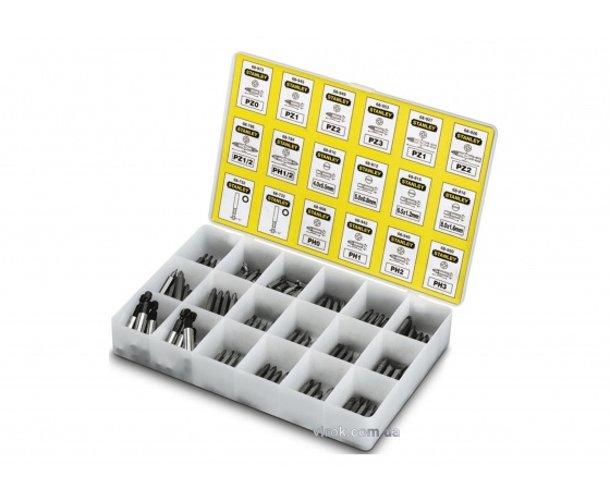 Фото 2 - Набір насадок викруткових STANLEY 1/4