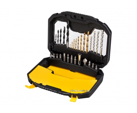 Фото 2 - Набір насадок викруткових та свердл STANLEY 30 шт