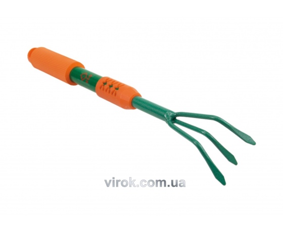 Фото 2 - Розрихлювач грунту металевий FLO 425 мм 3 зуба